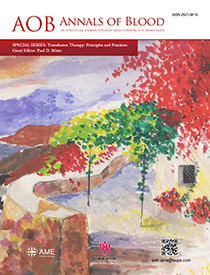 Annals of Blood. Transfusion Therapy: Principles and Practices