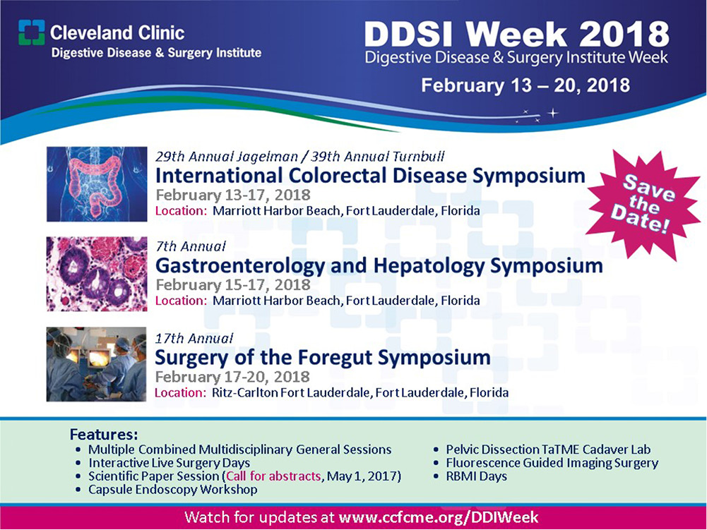 The Highlights In The Digestive Disease Institute Week 2017 Zhong Annals Of Translational Medicine