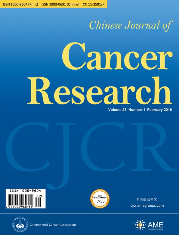 Home - Chinese Journal of Cancer Research