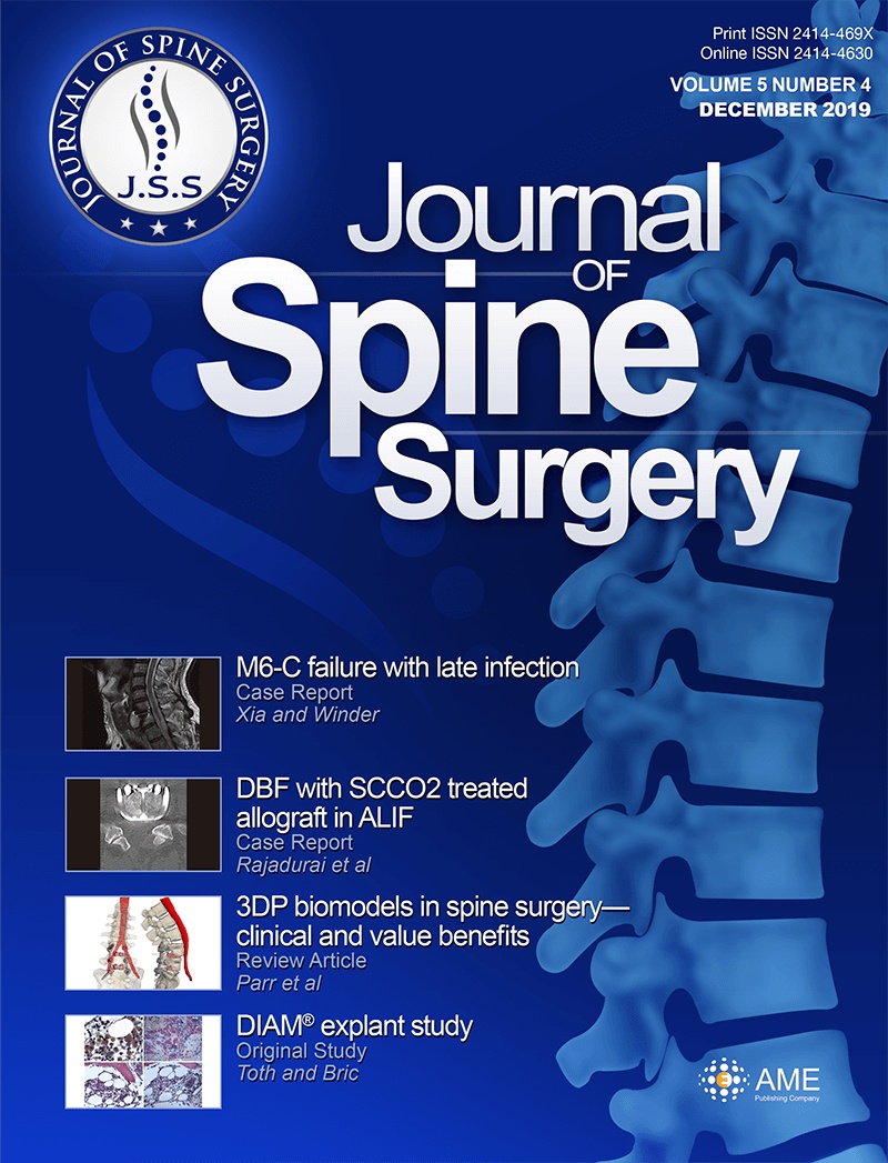Vol 5, No 4 (December 2019) Journal of Spine Surgery