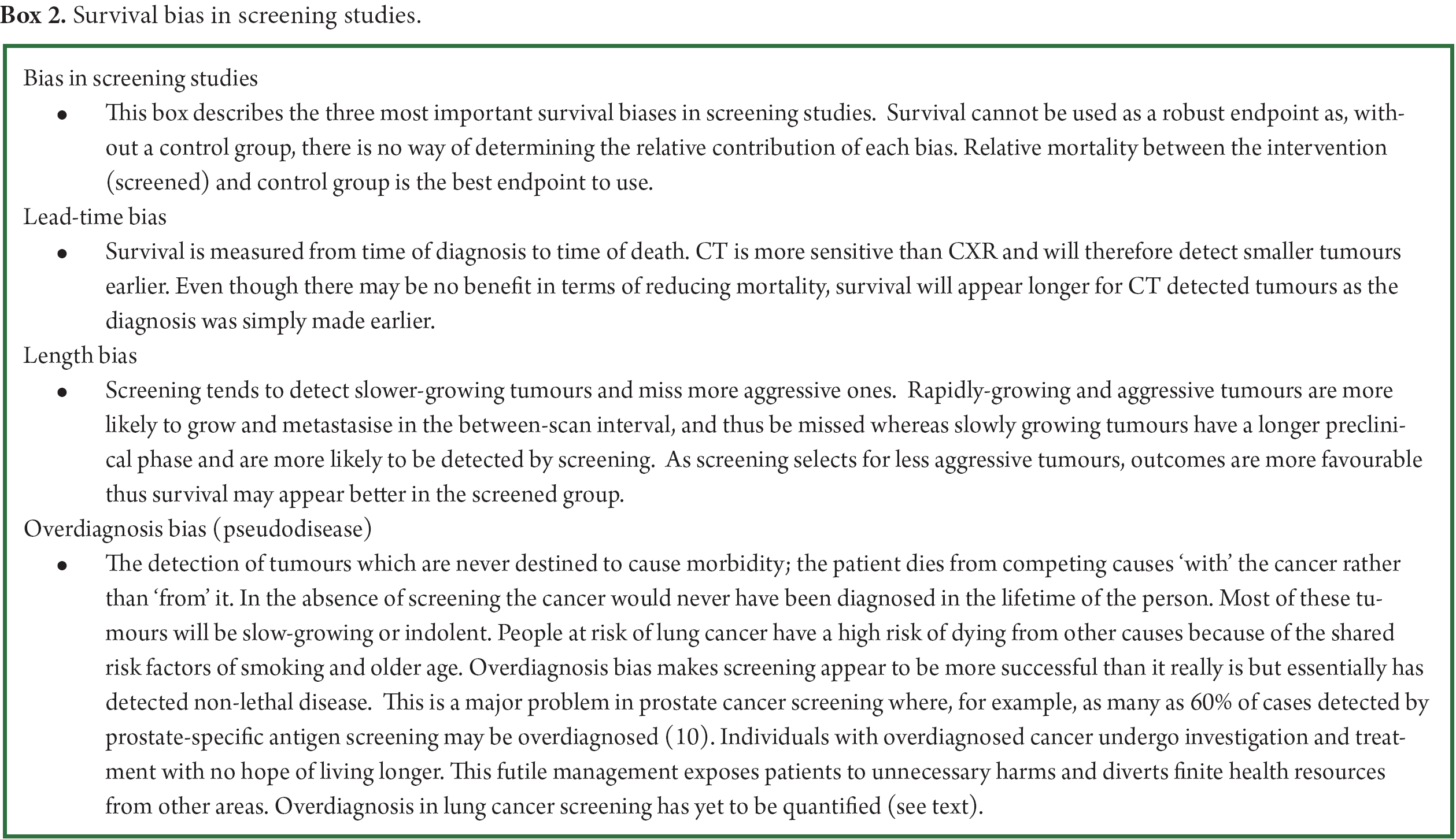 Screening For Lung Cancer With Low Dose Computed Tomography A Review Of Current Status Marshall Journal Of Thoracic Disease