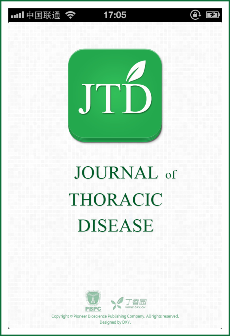 Not really “too late love comes” Journal of Thoracic Disease is