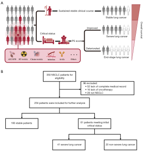 Assessing the clinical impact of severe lung cancer on non-small cell ...