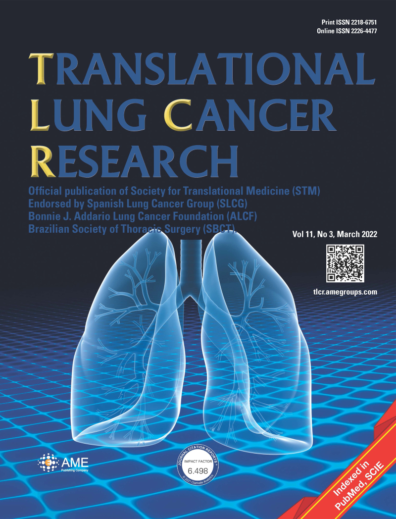 Home Translational Lung Cancer Research Home Translational Lung Cancer Research
