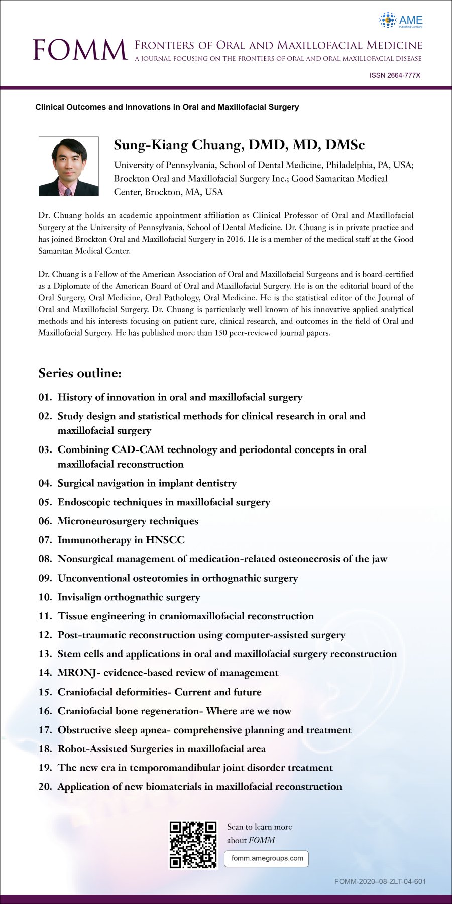Clinical and Innovations in Oral and Maxillofacial Surgery
